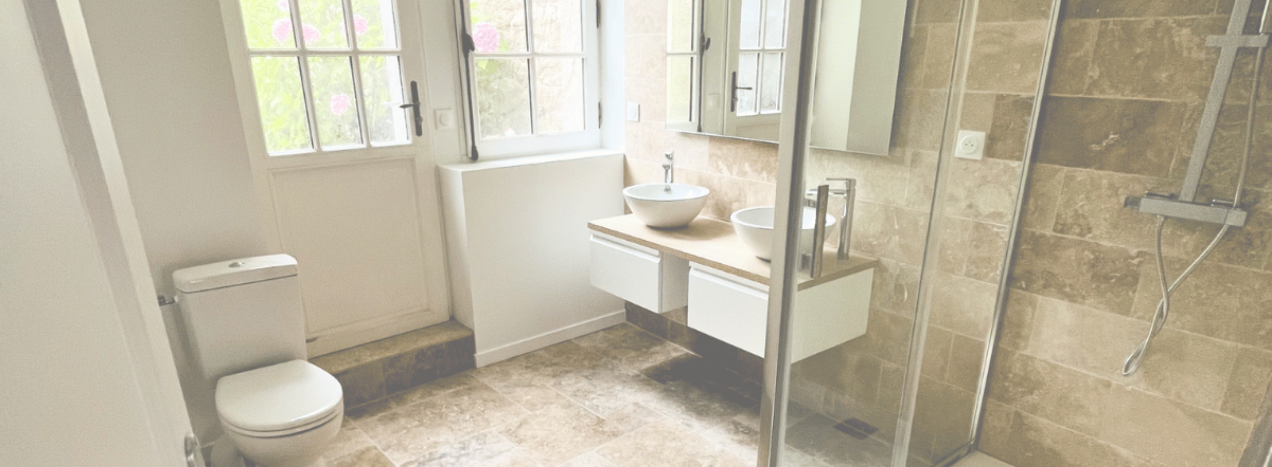 salle de bain douche plomberie electricité chauffagiste pompe à chaleur electricien barfleur Manche 50760 Val de Saire Cotentin